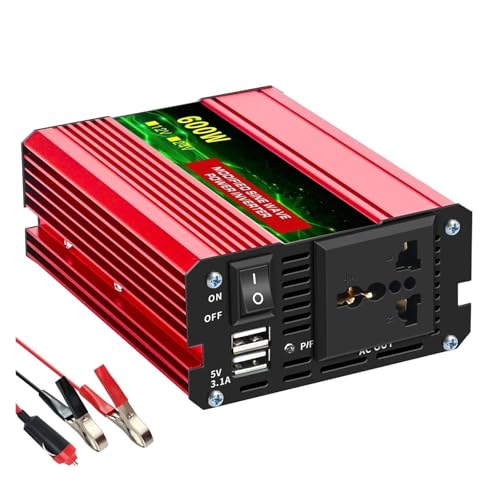Inversor Inversor Onda Sinusoidal Modificada 600-3000 W 12 V CC A 220 V CA Inversor Energía Solar Painel(12V600W50HZ UN)
