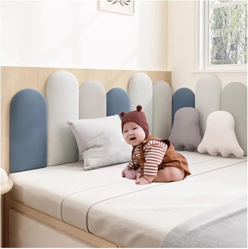 YWQJL Panel Acolchado Pared Cama Niños,Panel De Pared Acolchado 3D Panel De Pared Adhesivo Acolchado O Cabecero De Cama, Dormitorio, Salón, Cama(D,180)