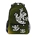 Haus Eidechse Gecko Studentenrucksack Kinderrucksack Büchertasche Schülerrucksack mit Laptop Rucksäcke für die Reise Teen Mädchen Jungs