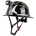GREEN DEVIL Matrix Full Brim Hard Hat with Headlight Vented Construction Safety Helmet OSHA Approved Cascos De Construccion Work Hardhat for Men&Women