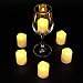 DRomance LED Flameless Votive Candles with Remote, Set of 6 Flickering Tealight Candles Battery Operated(Battery Included) 350+ Hours Warm Light for Christmas Home Decoration(Ivory,1.5 x 1.8 Inch)