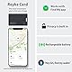 Reyke Slim Wallet Tracker Card, wiederaufladbare Geldbörsenfinder, IP68 wasserdicht, funktioniert mit Apple Find My (nur iOS), Artikelorganisierer für Gepäckanhänger, Handys, Pässe.