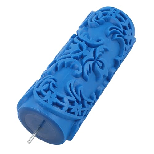 Rodillo de Pintura con Patrón para Decoración de Pared, Rodillo Redondo de Goma Multifuncional con Textura Artística para Muebles, Gabinetes, Suave y Cómodo Al Tacto, Hazlo tú