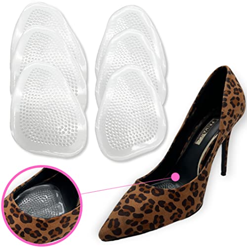 ExtremeGripPro Almohadillas de cojín de bola de pie, almohadillas de metatarsiano, plantillas de tacón alto (paquete de 6) Cover