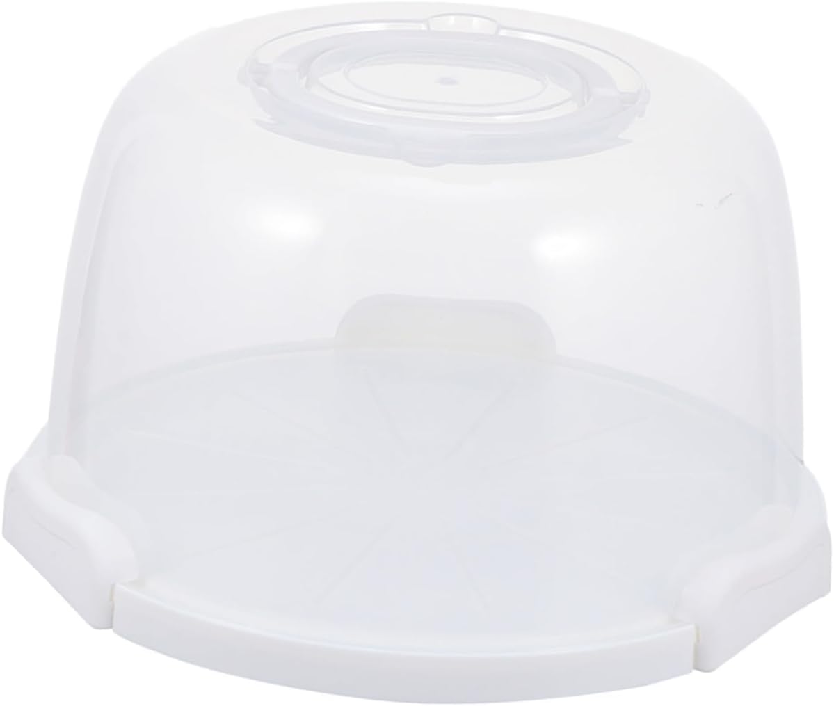 Reusable 8-inch White Tall round Cake Box with Handle Portable Birthday Cake Carrier for Bakery and Outdoor Packing