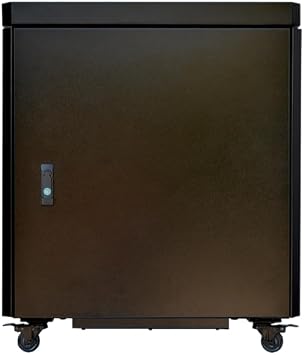 Sysracks 15U Soundproof Server Cabinet Quiet, Heavy-Duty Locking Network Gear for Home & Office, Noise Reducing Vented Server Cabinet Cooling Storage for Networking, Server and IT Equipment