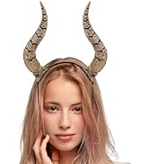 NUOBESTY 1pc Halloween Horn Headband Antelope Horn Hair Accessories for Halloween Party Decoratio...