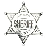 Pin-Back-Befestigung Denix Grand County Sheriff-Abzeichen, Nickel