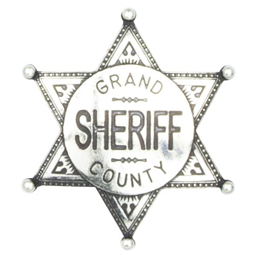 Denix Grand County - Insignia de sheriff (níquel)