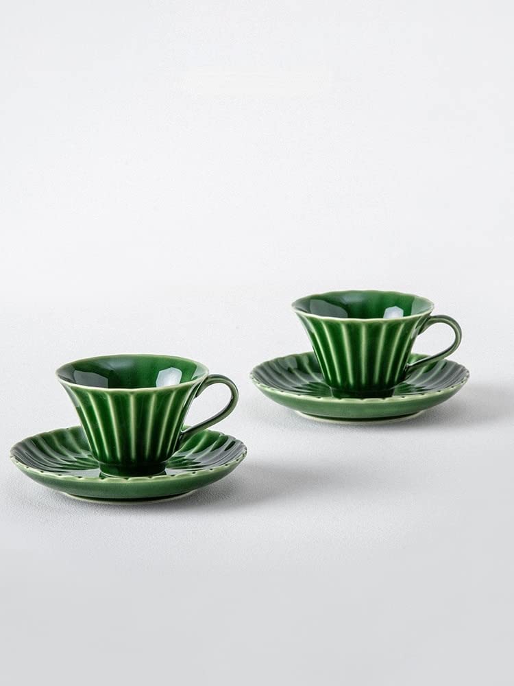 Zestaw filiżanek do kawy i spodków Filiżanka do herbaty Ceramiczny zestaw do herbaty Kung Fu Filiżanka do herbaty biurowej Mleko Herbata Śniadanie Filiżanka