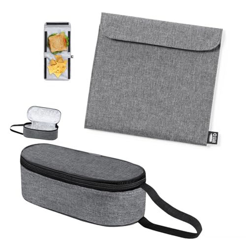 Andinus Set De 2 Bolsas Reutilizables Tela Ecológica Sin Bpa, Lavables Y Sostenibles Incluye Bolsa Desplegable Y Bolsa Térmica Multifuncional Para Alimentos, Medicinas Y Objetos Personales Andinus Set De 2 Bolsas Reutilizables Tela Ecológica Sin Bpa, Lavables Y Sostenibles Incluye Bolsa Desplegable Y Bolsa Térmica Multifuncional Para Alimentos, Medicinas Y Objetos Personales
