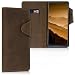 Produktbild kalibri Hülle kompatibel mit Samsung Galaxy A50 - Leder Handyhülle Handy Case Cover - Schutzhülle in Braun