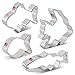 Ann Clark 4-Pc. Fish Cookie Cutters - Cute Goldfish & Angel Fish Shapes, Made in the USA