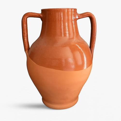 VERSATILITÀ: Perfetta come vaso decorativo, contenitore per piante o elemento d'arredo rustico per giardini e terrazze ma anche per conservare liquidi come vino e olio