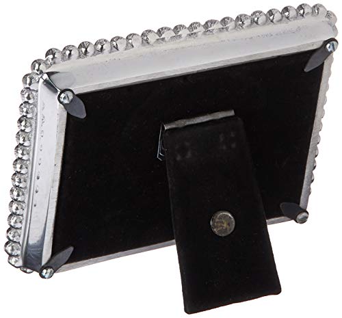 Mariposa 3714 2 X 3 Vertical Double Frame, 2" X 3" Photo, Silver #TOP2