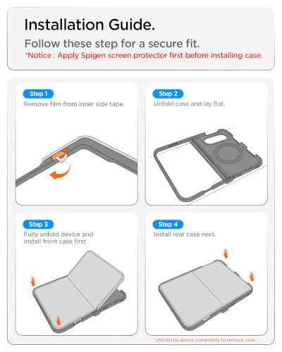 Image of Spigen Ultra Hybrid Pro MagFit Case for iPhone Duo Fold /Ultra, Frost Black