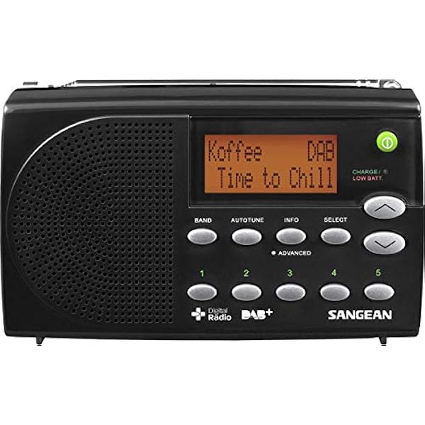 Sangean A500266 Radio DPR-65 BASIC Nero