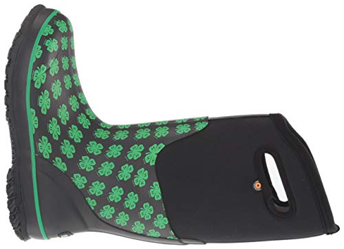 Bogs Women's Classic Tall Rainboot Rain Boot, 4H Print-Black Green, 9 #TOP7