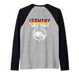 Proud Germany Tischtennis Fans Trikot Deutschland Flagge Ping Pong Raglan
