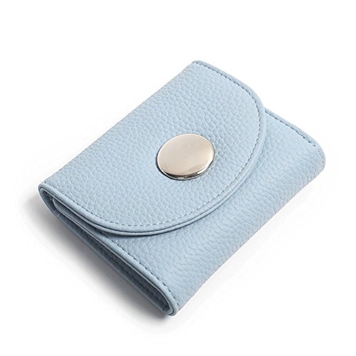 Portefeuille court pour dames haut de gamme et son fermoir boucle tri-fold C