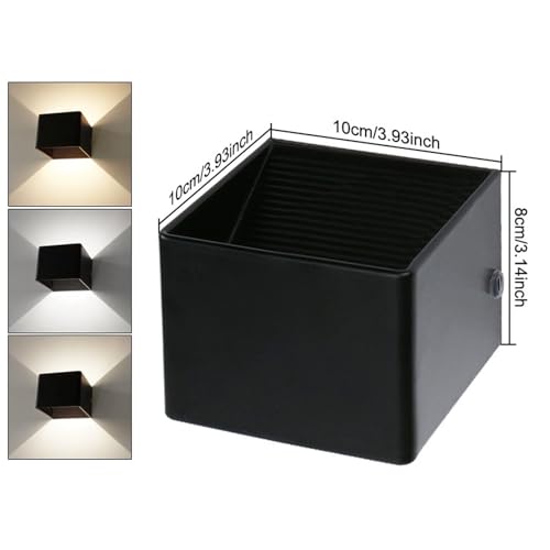 Aplique de pared LED interior regulable 2700K-6500K magnético USB blanco 6