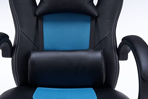 Acer Predator Rift lite Essential Gaming Chair - Silla Gaming, Ergonómica, Reposabrazos Ajustables, Cojín Lumbar, 87 x 69 x 39, 15KG - Negro y Azul - imagen 8