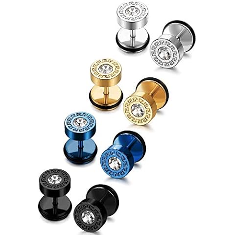 JeryWe Stainless Steel Stud Earrings Set Cover