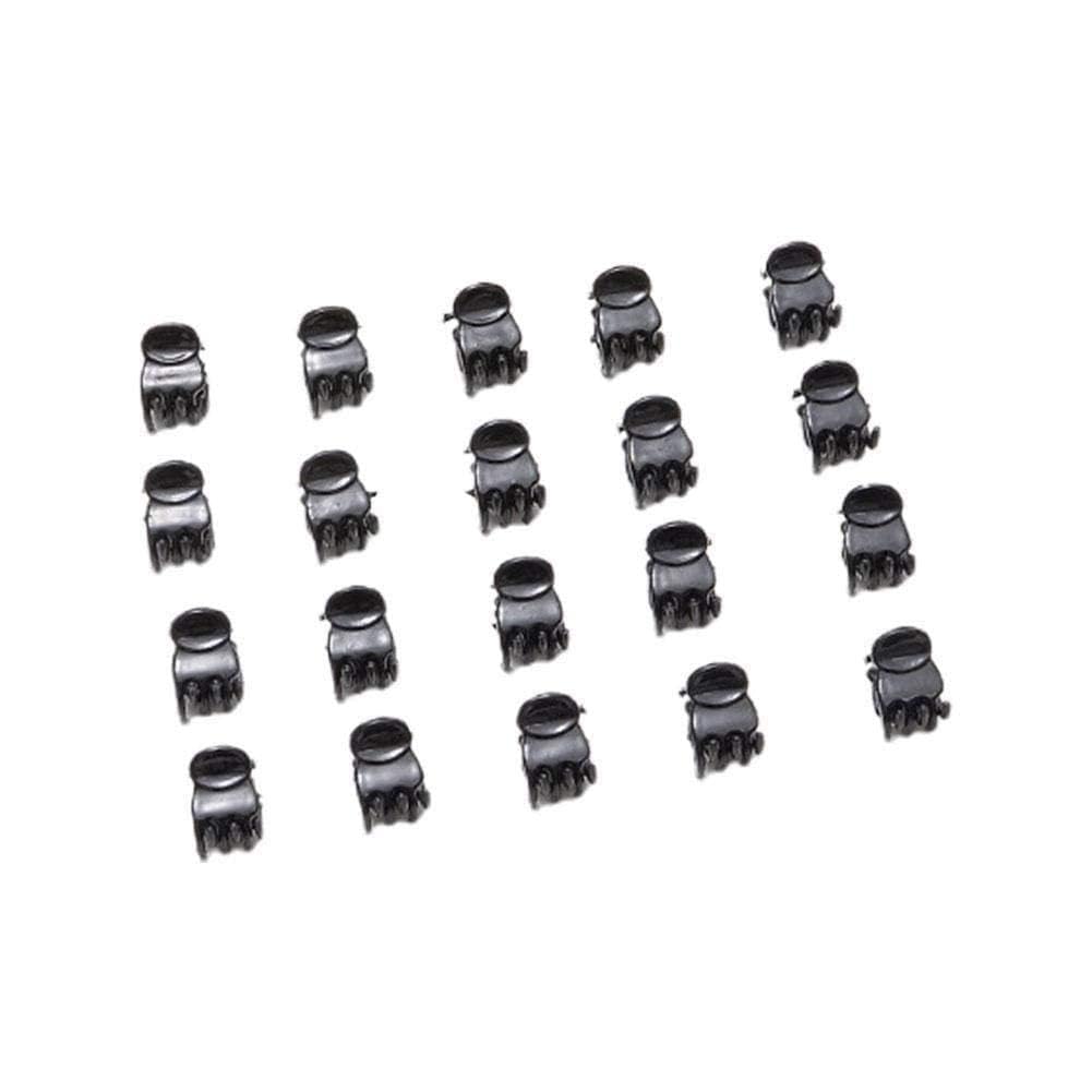 KITPIPI 12 pinzas de plástico para el pelo, mini abrazaderas, cangrejo, accesorios de moda, K1I8, regalos para el cabello de niñas