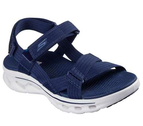 Skechers Women's Quarter Strap Fisherman Sandal, Navy, 11 -  198739270389