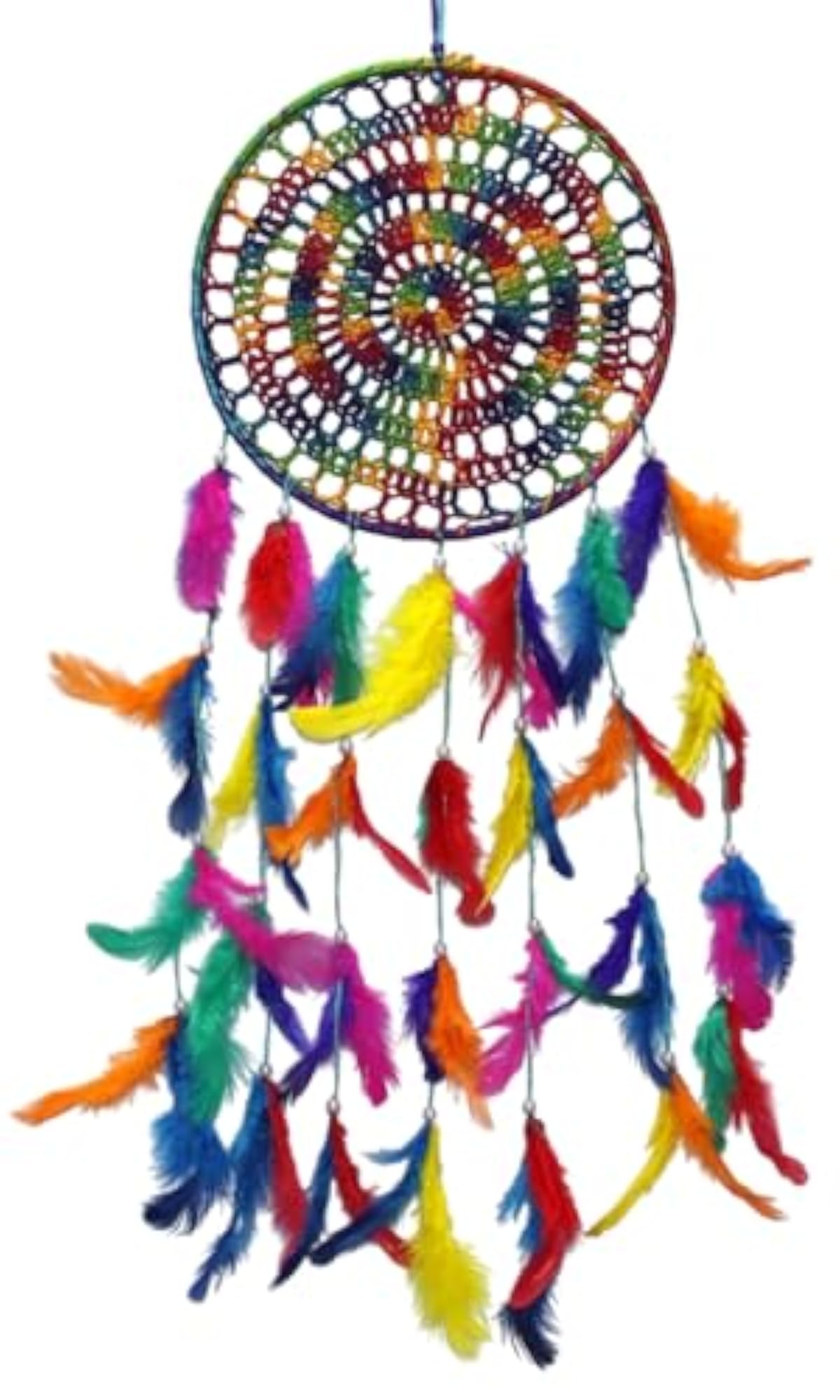Crochet Dream Catcher, Handmade Decorative Wall Hanging