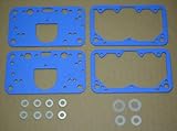 Fuel Bowl, Metering Block, Needle & Seat Gasket Kit Blue Non Stick Reusable Fits: Holley Carburetor 2300 4150 4160 4500