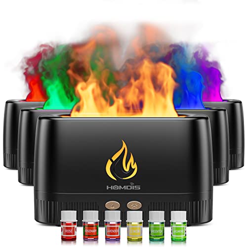 HOMDIS Flame Effect Essential Oil Diffuser