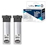 Version Professionnelle LCL Cartouche d'encre Compatible T9441 T9451 C13T944140 C13T945140 High Yield (2 Noir) Remplacement pour Epson Workforce Pro WF-C5210 WF-C5290 WF-C5710 WF-C5790 WF-C5790DWF