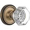 Nostalgic Warehouse Classic Rosette Waldorf Octagonal Round Door Knob