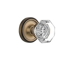 Nostalgic Warehouse Classic Rosette Waldorf Octagonal Round Door Knob