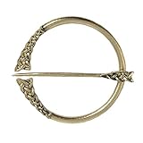 non-brand Baoblaze Retro Wikinger Brosche, Ringfibel, Gürtelschnalle, Fibel Gewandnadel, Schalnadel, Schmuck, Fibelsammlung - Zinklegierung, Antikes Kupfer 2
