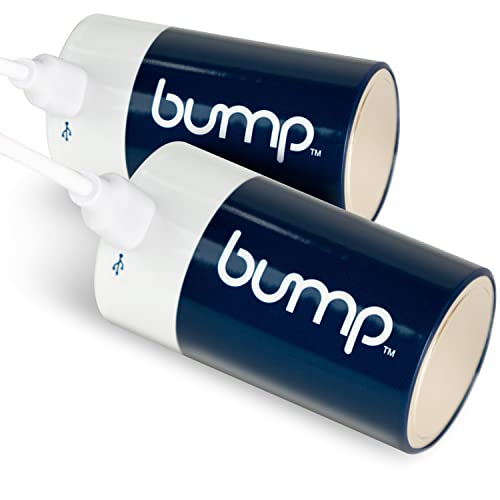 Bump D 1.5V Rechargeable Batteries - 2 Pack - Lithium Ion, High Output, Fast & Long Lasting Usb-C Charge, Use In Flashlights, Devices W/Extended Running Time Requirements, Charger Cable Included #TOP1