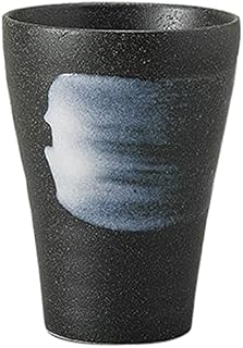 せともの本舗 Set of 10 Free Cup Black Iga Free Cup Large [3.0 x 4.1 inches (7.6 x 10.5 cm), 280cc] [Restaurants, Ryokan, Japanese Tableware, Restaurants, Commercial Utensils, Tableware]