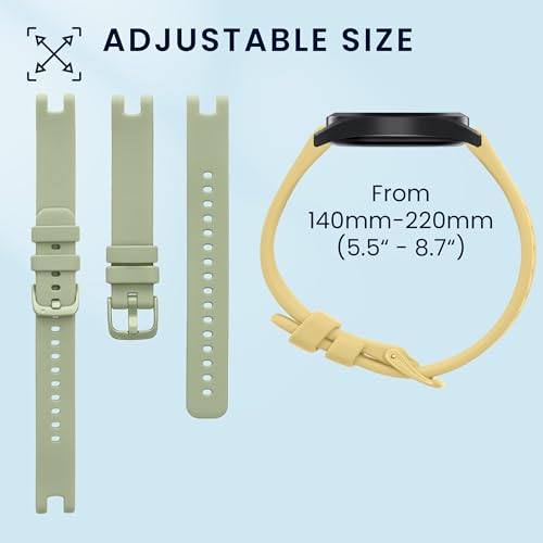 kwmobile 2X Sportarmband kompatibel mit Garmin Lily Sport Armband - Fitnesstracker Band Set aus TPU Silikon