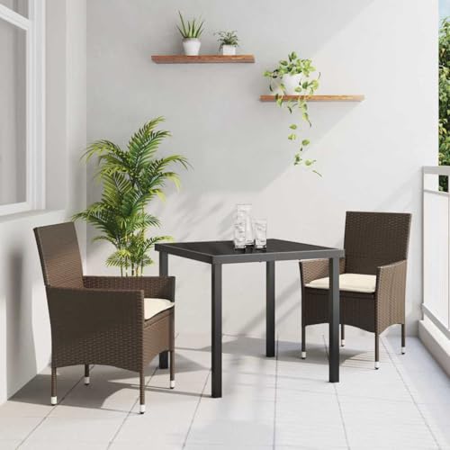 Conjunto de muebles de jardín de polirratán exclusivo de 8 plazas 3