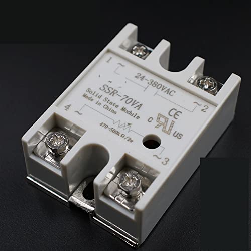 Module relais semi-conducteur SSR-70VA 70A pour régulation de résistance AC 24-380V