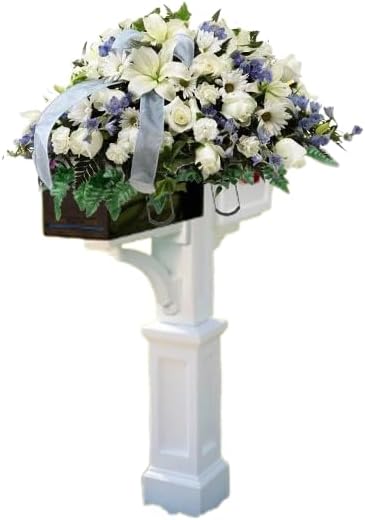 Miniatura 6 de Sillín de lápida de cementerio galvanizado a prueba de herrumbre de alambre de 8 pulgadas con espuma adjunta (silla de espuma de poliestireno (elija