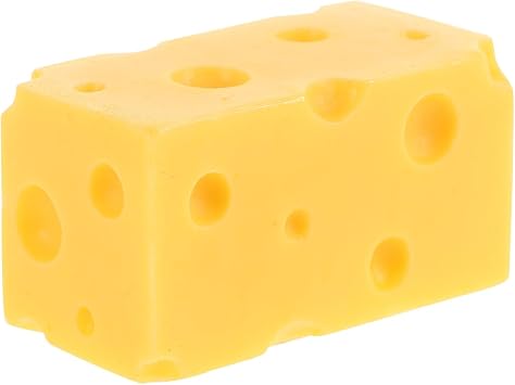 Fake Cheese Model Xmas for Food Props, Lifelike Resin Decorative Display