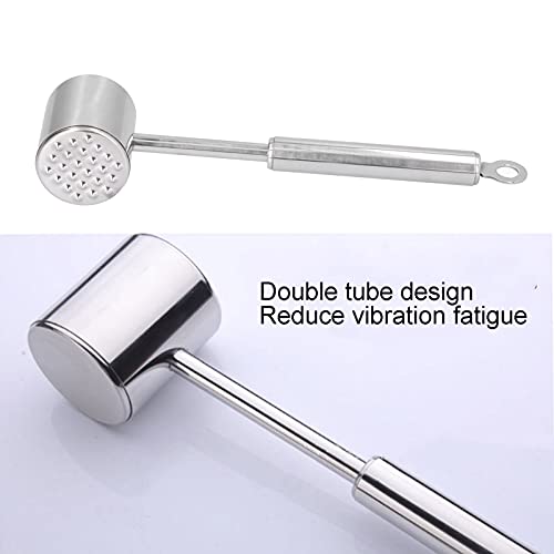 Kleine Vleeshamer Dubbelzijdig Steak Pounder Vleesvermalser Tainless Steel - Image 5