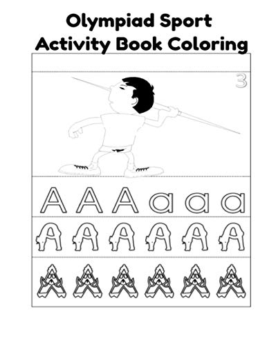 Olympiad Sport Activity Book Coloring