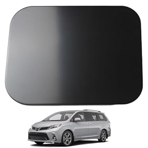 Fuel Door Cover Fuel Filler Lid Fuel Gas Cap Cover Door Compatible with 2011-2019 Toyota Siena Fuel Filter Lid Replace 77350-08020