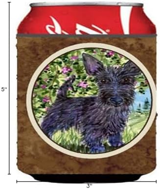 Caroline's Treasures SS8889CC Scottish Terrier Can or Bottle Hugger Cooler Washable Drink Sleeve Collapsible Beverage Insulated Holder, Can Hugger, Multicolor image 4