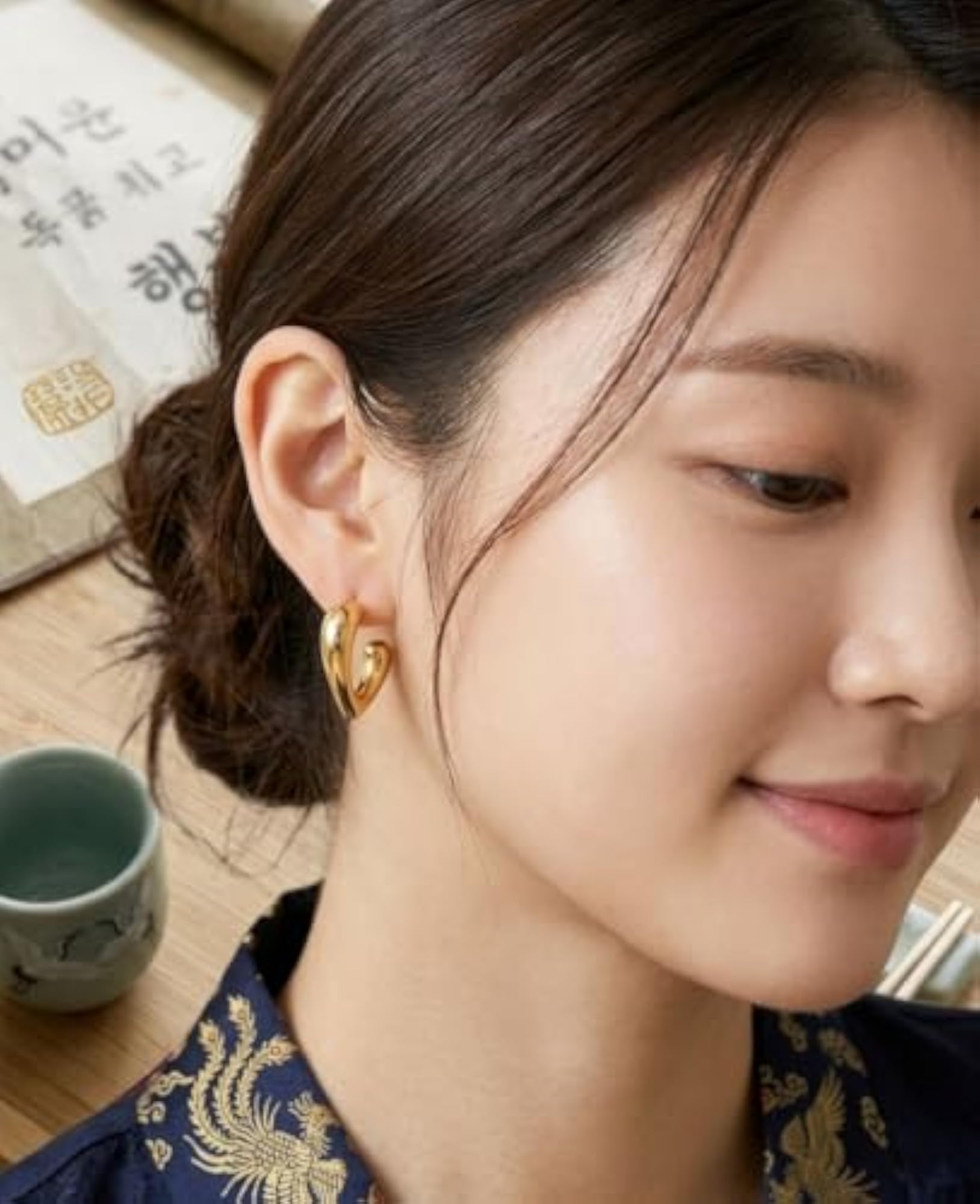 Women's Fancy Korean Stud Earring Combo, Everyday Wear