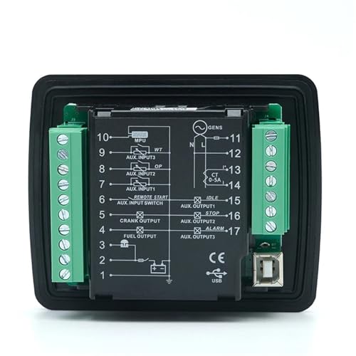 Panel controlador grupo electrogeno automatico DC30D modulo de control digital inteligente 3