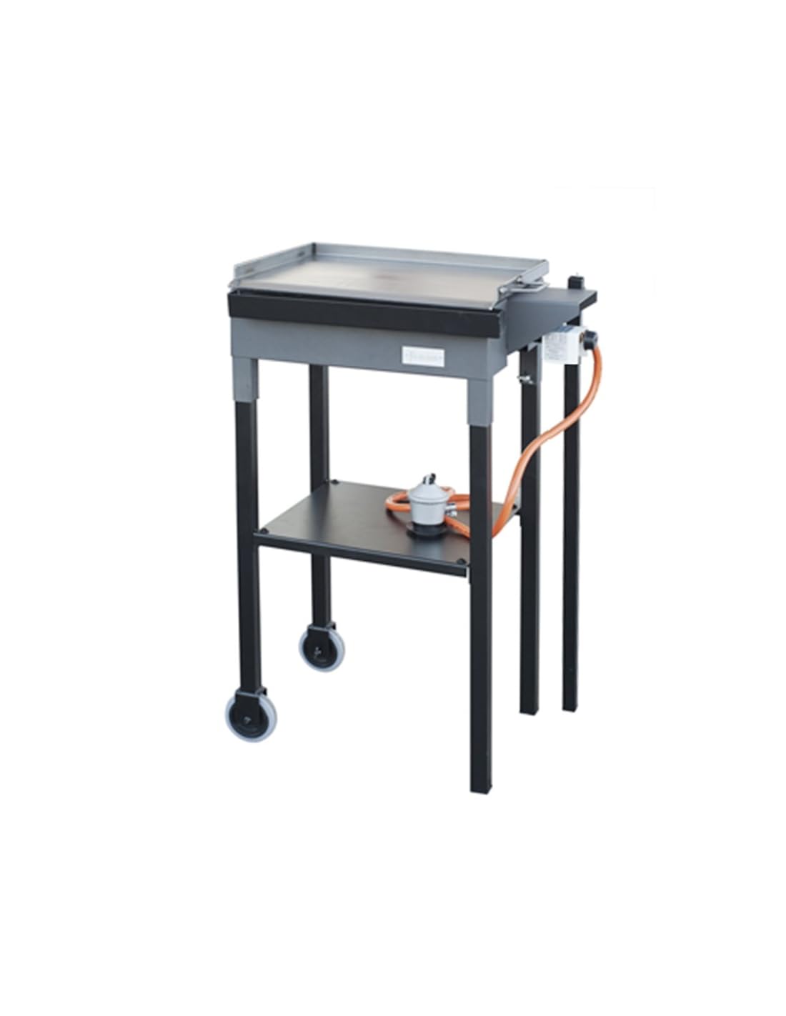 FERRETERIA LEPANTO Paellero de Gas con Plancha de Asado, Barbacoa y Kit (77x53x90CM)